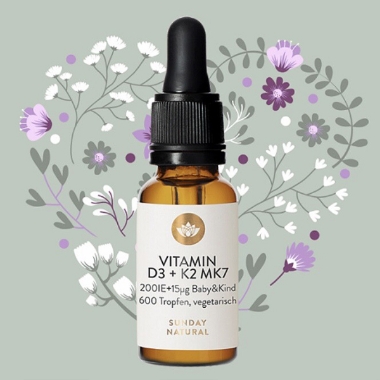 Vitamin D3+K2 MK7  Sunday Natural -1