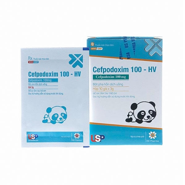 Ảnh của Cefpodoxime 100HV -điều trị viêm đường hô hấp