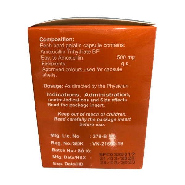 Amoxicillin 500 ấn - 2