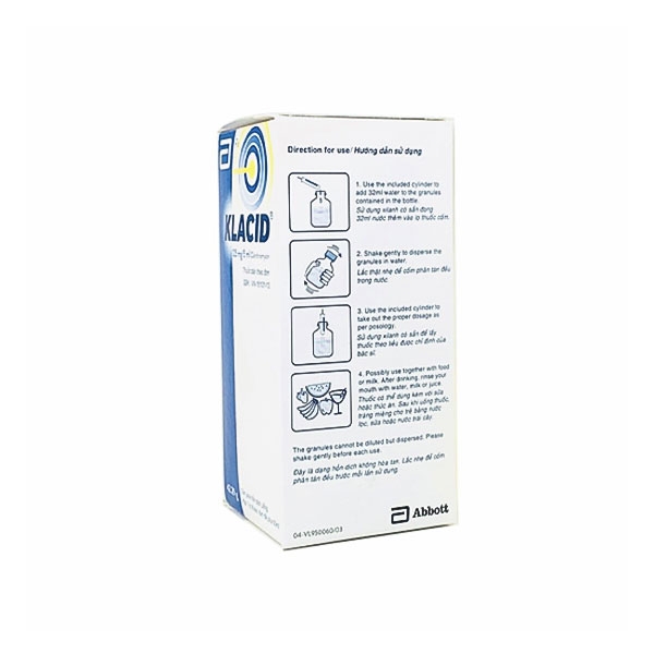 Klacid 125mg/5ml  - 2