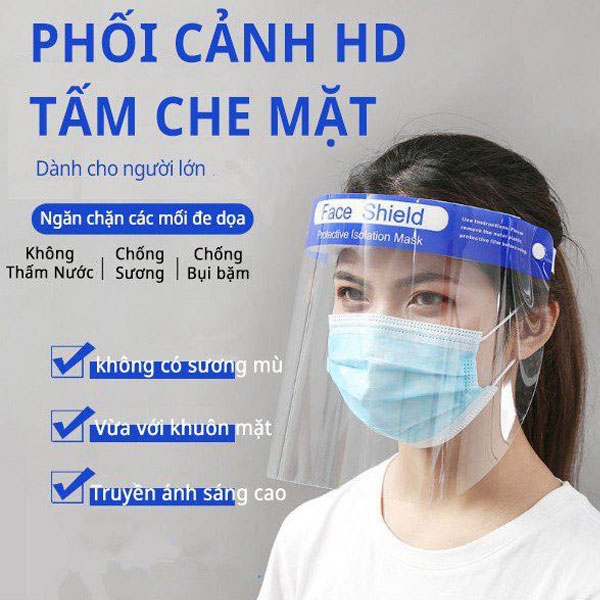 Kính chắn giọt bắn Face shield - 1