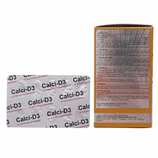 Ảnh của Calci D3 Boston - Viên uống bổ sung Calci và vitamin D3 giảm loãng xương, răng chắc khỏe