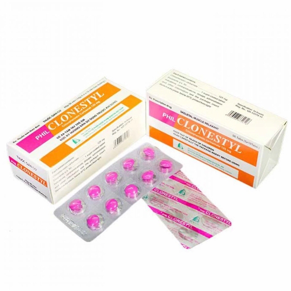 Ảnh của Philclonestyl- thuốc giãn cơ (hộp 50 viên)