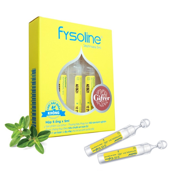 Ảnh của  Nước muối sinh lý Fysoline vàng ( hộp 20 ống)