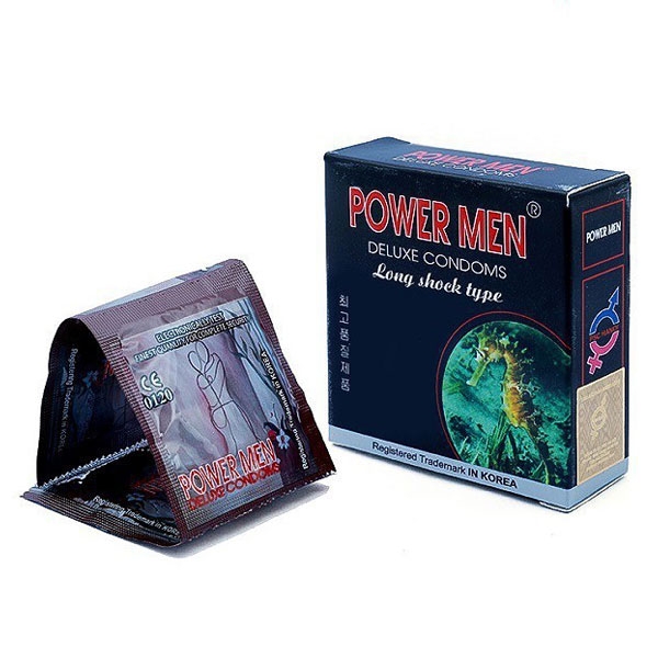 Ảnh của Bao cao su Powermen Cá ngựa (hộp 3 cái)