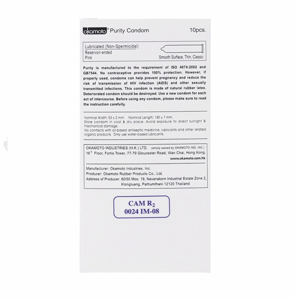 Ảnh của Bao cao su Okamoto trắng 10c