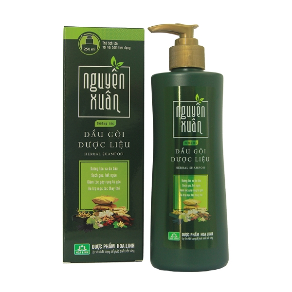 Ảnh của Dầu Gội Nguyên Xuân Xanh Dưỡng Tóc Chai 250ml Hoa Linh