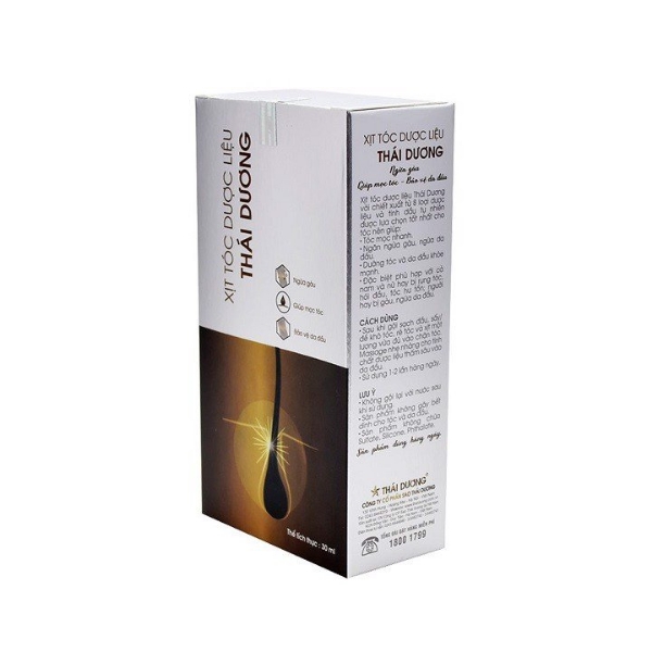 Ảnh của Xịt tóc dược liệu Thái Dương Lọ 30ml