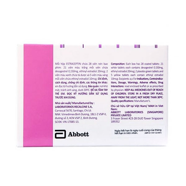thuốc tránh thai ESTRACEPTIN - 1
