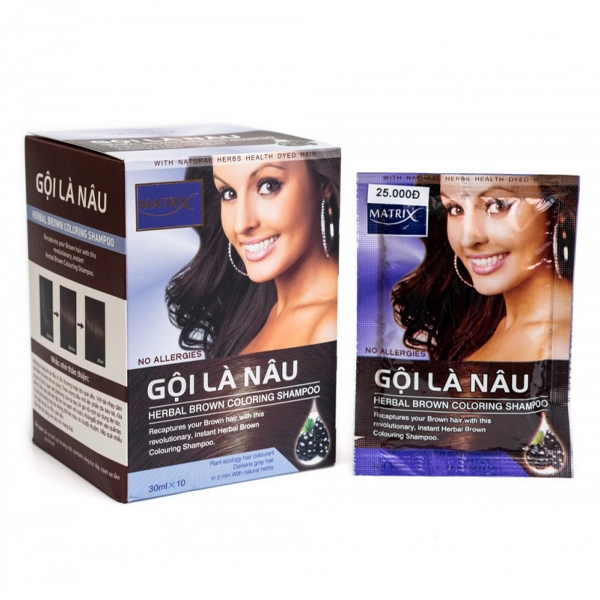 Ảnh của Gội là nâu hộp 10 gói