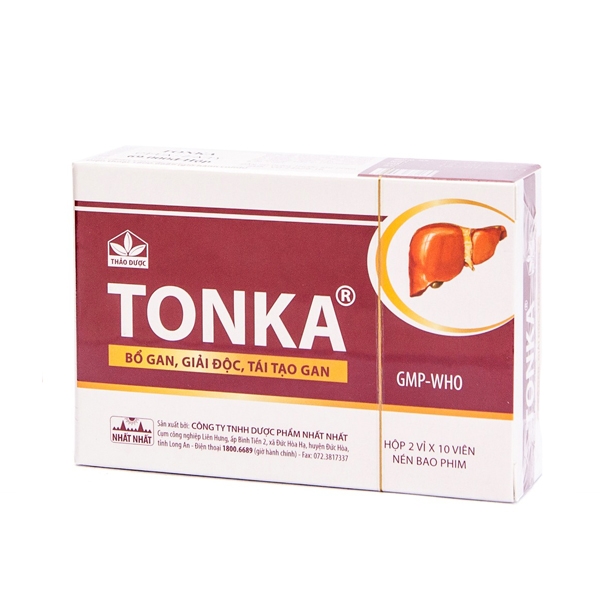 Ảnh của Tonka nhuận gan tiêu độc- hộp 2 vỉ 10 viên