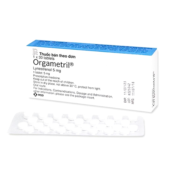Ảnh của Orgametril ( H 1*30 viên )