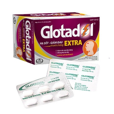 Glotadol Extra hộp 10 vỉ //Glomed - 1
