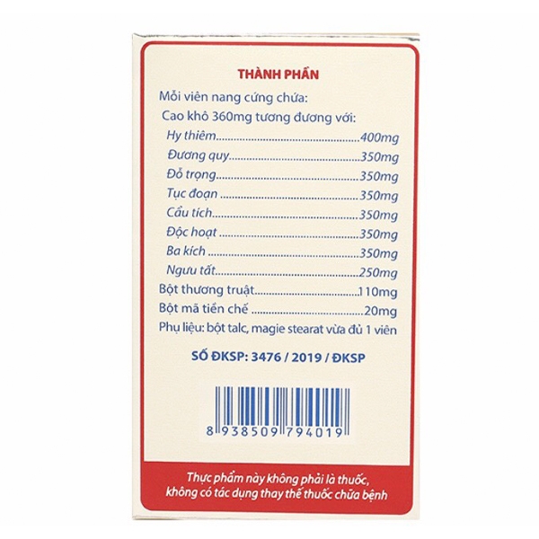 Ảnh của Viên khớp tâm bình ( Lọ 60 viên )