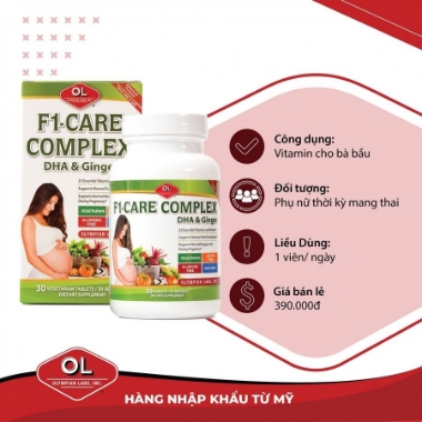 Ảnh của F1-Care Complex - Vitamin tổng hợp số 1 cho bà bầu