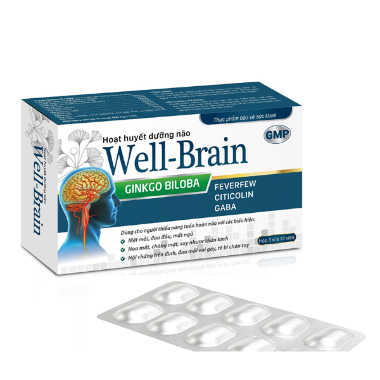 Ảnh của WELL-BRAIN Hỗ trợ hoạt huyết tuần hoàn não 30 viên