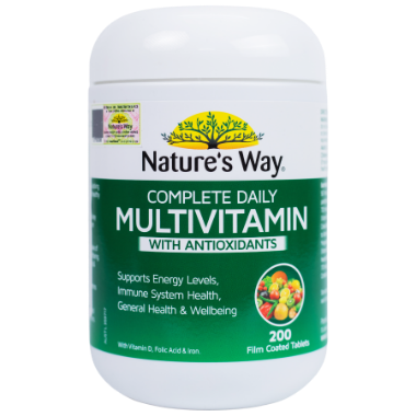 Ảnh của [HÀNG NHẬP KHẨU] Viên uống Complete Daily MultiVitamin 100 Viên Nature's Way bổ sung vitamin Cho Người Lớn