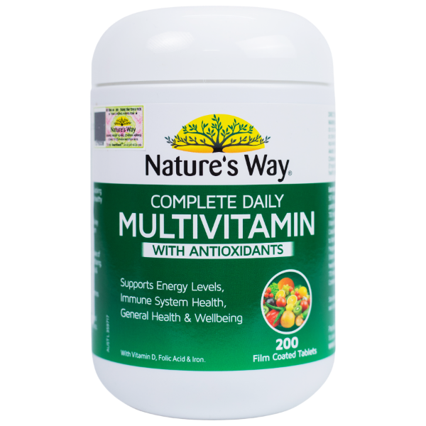 Ảnh của [HÀNG NHẬP KHẨU] Viên uống Complete Daily MultiVitamin 100 Viên Nature's Way bổ sung vitamin Cho Người Lớn