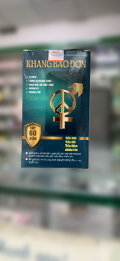 Ảnh của Viên uống KHANG BẢO ĐƠN Giúp bổ thận, hết tiểu đêm, tăng sức khỏe Lọ 60 viên