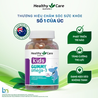 Ảnh của  KẸO DẺO BỔ SUNG OMEGA 3 HEALTHY CARE CHO BÉ (250 VIÊN)