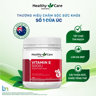 Ảnh của VIÊN UỐNG VITAMIN E HEALTHY CARE (hộp 200viên) 