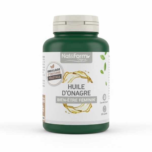 Ảnh của Viên tinh dầu hoa anh thảo Nat & Form Huile D’Onagre Pháp Lọ 200 viên