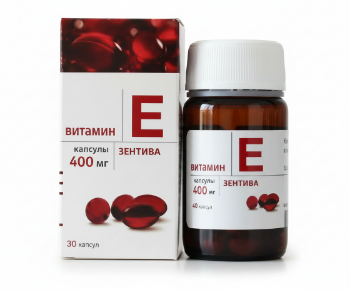 Ảnh của Viên uống Vitamin E đỏ Zentiva 400mg từ Nga Lọ 30 viên