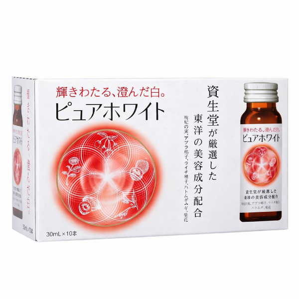 Ảnh của Pure White Shiseido dạng nước hỗ trợ trắng da Nhật Bản hộp 10 chai