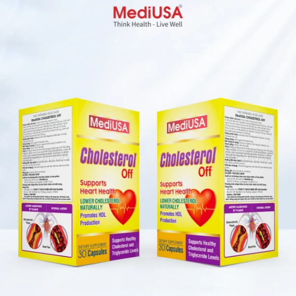 Ảnh của Viên uống hỗ trợ giảm mỡ máu CHOLESTEROL OFF - 30 viên