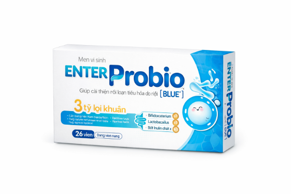 Ảnh của Men vi sinh Enter Probio Blue+ 4 vỉ x 5 ống hỗ trợ tiêu hóa