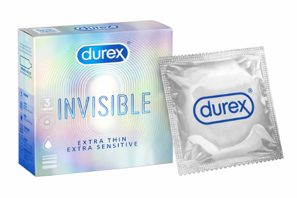 Ảnh của Bao Cao Su Durex Invisible Hộp 3 Cái – Siêu Mỏng Ôm Khít 52mm