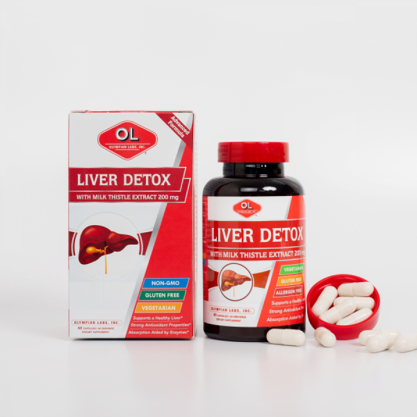 Ảnh của [HÀNG NHẬP KHẨU] Viên uống Olympian Labs Liver Detox giải độc gan (60 viên)