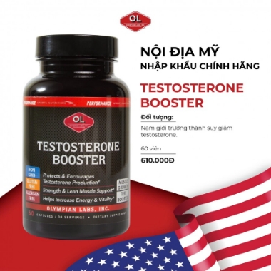 Ảnh của [HÀNG NHẬP KHẨU] Testosterone Booster hỗ trợ sức khỏe nam giới (60 viên)