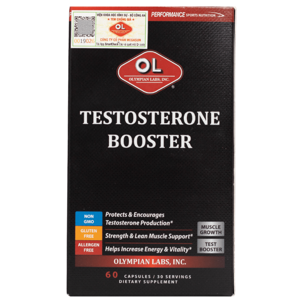 Ảnh của [HÀNG NHẬP KHẨU] Testosterone Booster hỗ trợ sức khỏe nam giới (60 viên)