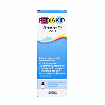 Ảnh của Pediakid Vitamin D3 20ml – Hỗ trợ phát triển răng xương trẻ Lọ 20ml