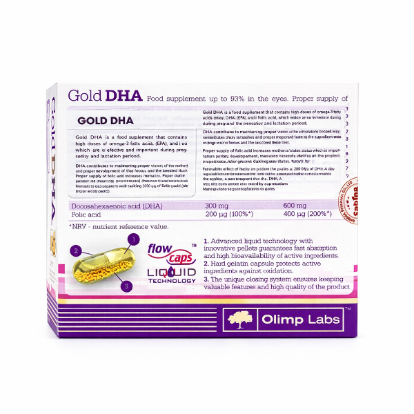 Ảnh của Viên uống Gold DHA Bổ Sung DHA Cho Bà Bầu 30 Viên