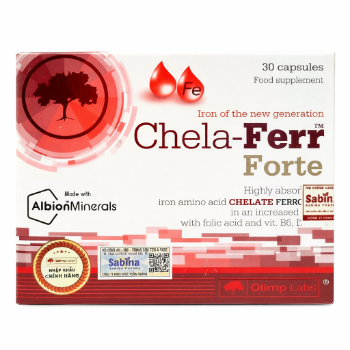 Ảnh của CHELA-FERR FORTE- Viên uống bổ sung sắt Hộp 30 viên
