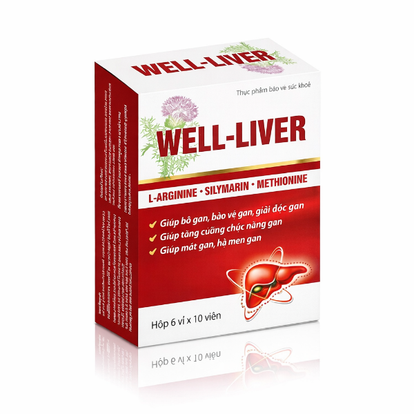 Ảnh của Well Liver thanh nhiệt bổ gan giải độc (hộp 60 viên)