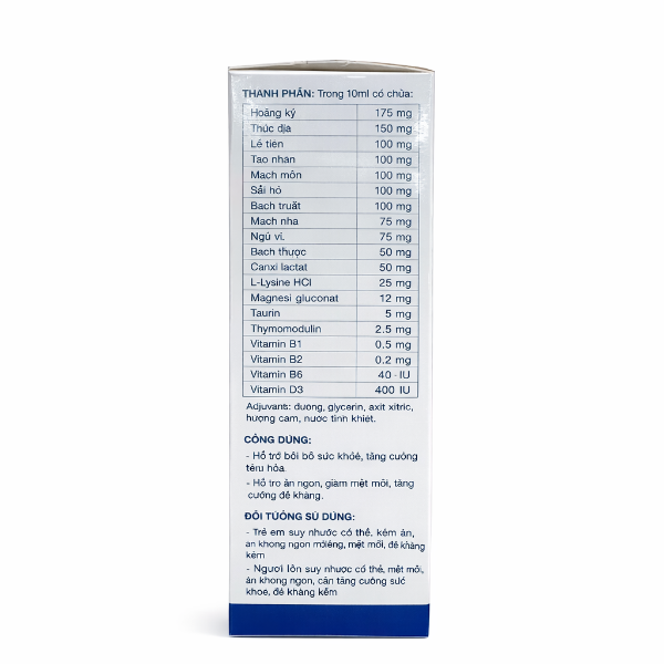 Ảnh của Kidsjan Siro hỗ trợ trẻ biếng ăn khó ngủ – Hộp 4 vỉ x 5 ống 10 ml