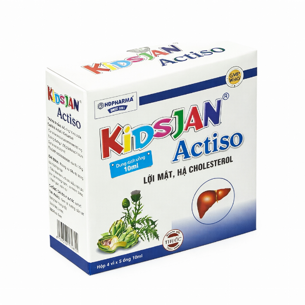 Ảnh của KIDSJAN Actiso Hộp 20 Ống – Hỗ trợ nhuận gan lợi mật cho trẻ em