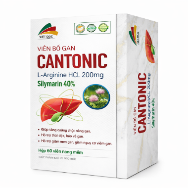 Ảnh của Viên Uống Bảo Vệ Gan CANTONIC Lọ 60 Viên