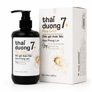 Ảnh của Dầu gội dược liệu Thái Dương 7 plus- chai 250ml