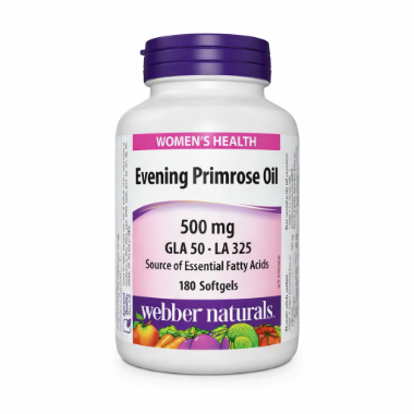 Ảnh của [HÀNG NHẬP KHẨU] Viên uống tinh dầu hoa anh thảo Evening Primrose Oil  WEBBER NATURALS  Lọ 180 viên