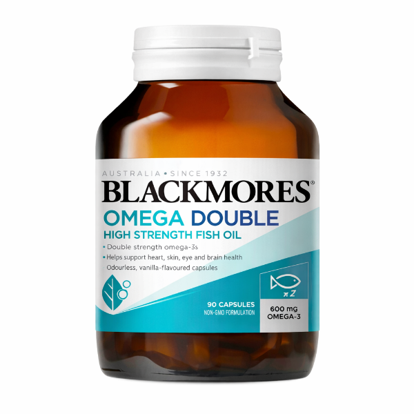 Ảnh của [HÀNG NHẬP KHẨU] Viên uống Blackmores Omega Double dầu cá Omega 3 (90 viên)