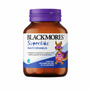 Ảnh của [HÀNG NHẬP KHẨU] Kẹo nhai Blackmores Super Kids Multi Chewable bổ sung vitamin cho trẻ (Lọ 60 viên)