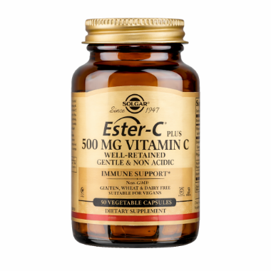 Ảnh của [HÀNG NHẬP KHẨU] Viên uống Solgar Ester-C Plus 500mg Vitamin C tăng đề kháng (Lọ 50 viên)