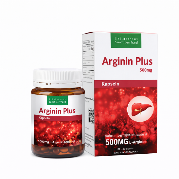 Ảnh của Viên uống Arginin Plus Kapseln hỗ trợ gan (Lọ 60 viên)