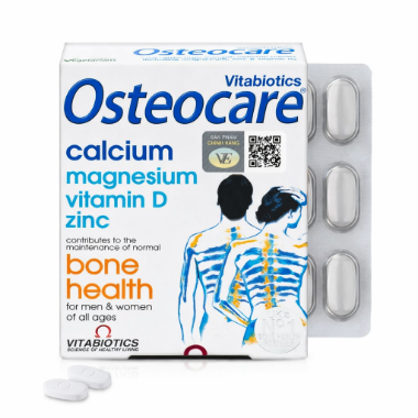 Ảnh của [HÀNG NHẬP KHẨU ]Viên uống Osteocare Calcium bổ sung canxi ,Magie, Vitamin D, Kẽm Hộp 30 viên