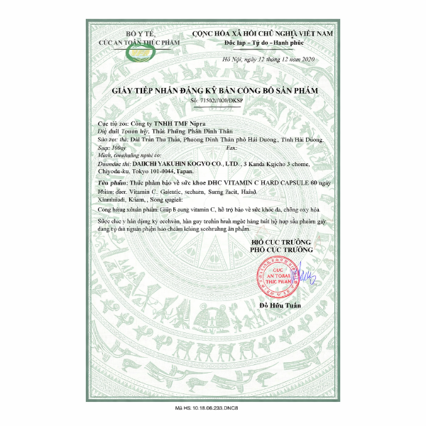 Ảnh của [HÀNG NHẬP KHẨU] Viên uống DHC Vitamin C 1000mg hỗ trợ đề kháng sáng da 30 ngày (Gói 60 viên)