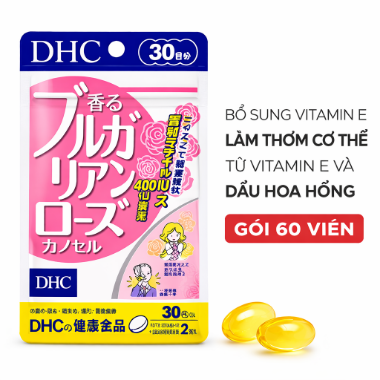 Ảnh của [HÀNG NHẬP KHẨU] Viên uống DHC Bulgarian Rose viên uống hoa hồng làm thơm cơ thể (60 viên)